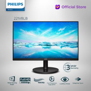 Monitor LED Philips 221V8LB 22" 1080p FHD 100Hz VGA HDMI Vesa
